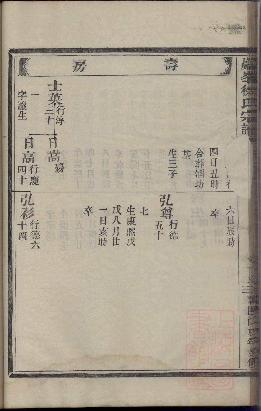 别氏族谱族规是什么