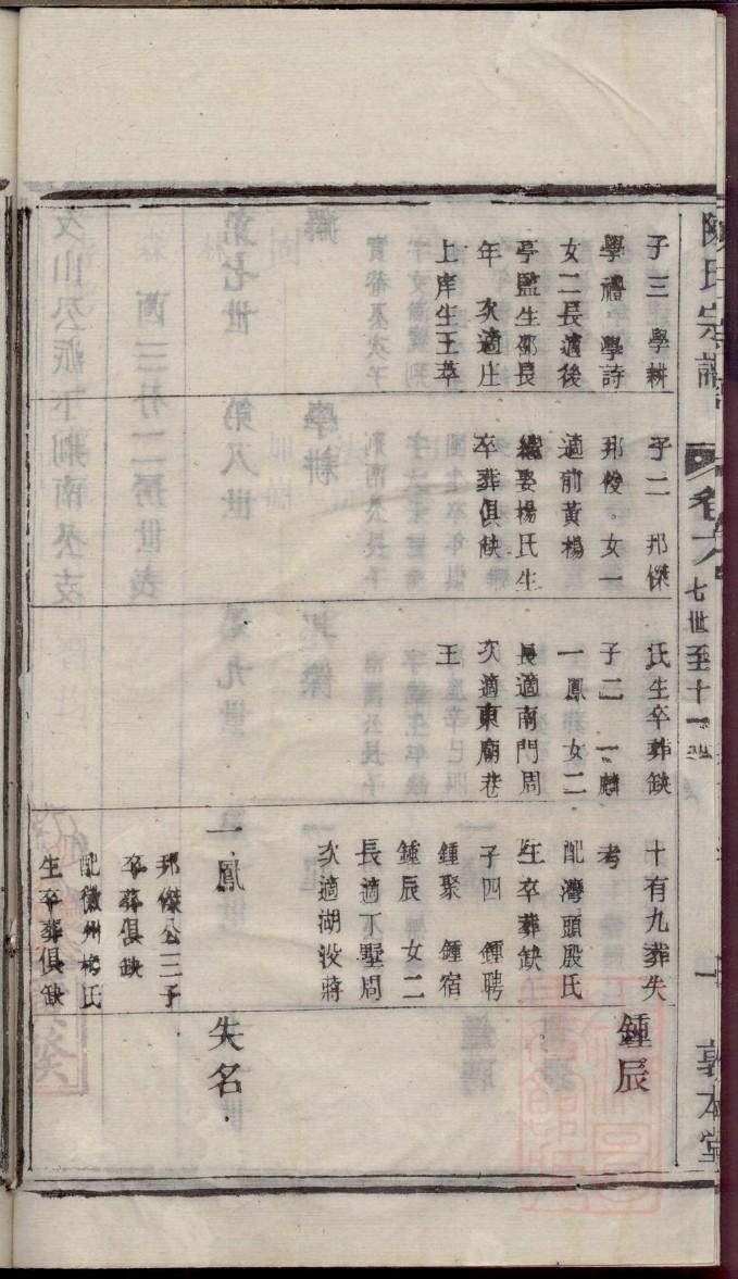 家谱系统