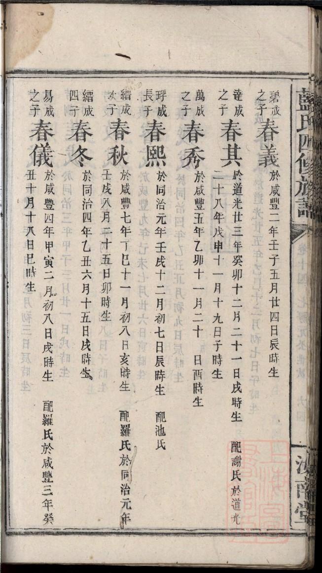 夔氏家谱族谱在哪里看