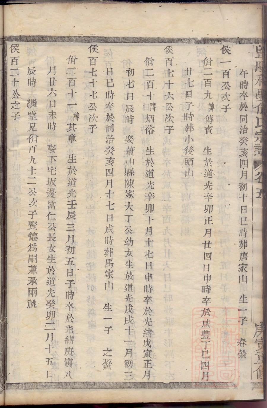 斋姓家谱辈分表