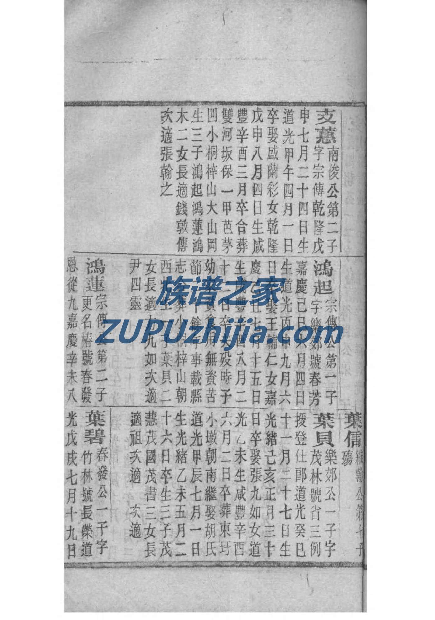 蒙家家谱查询