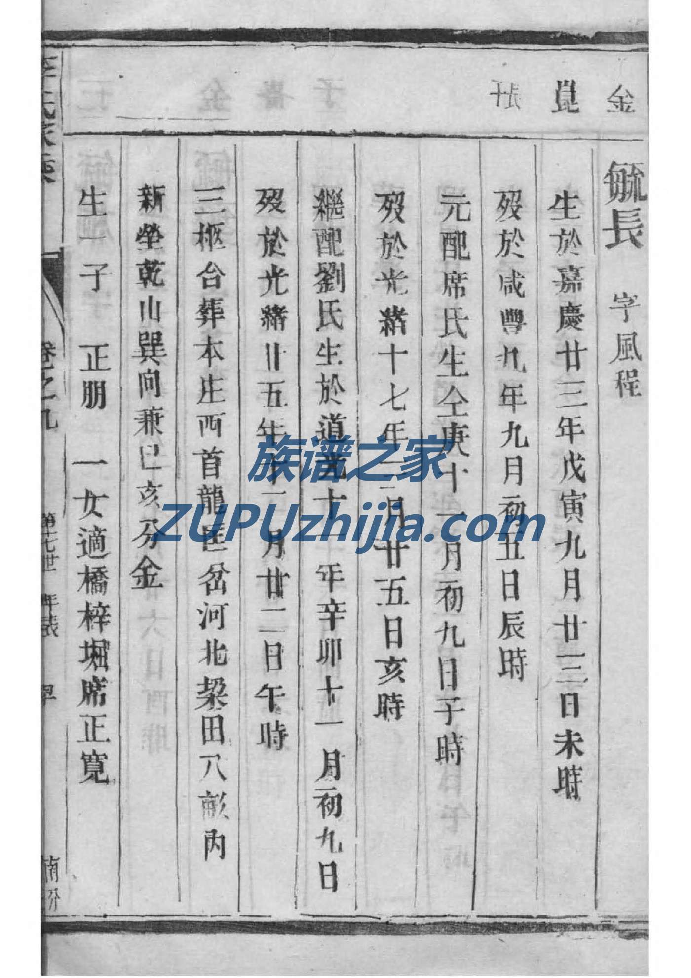 河南赵氏家谱