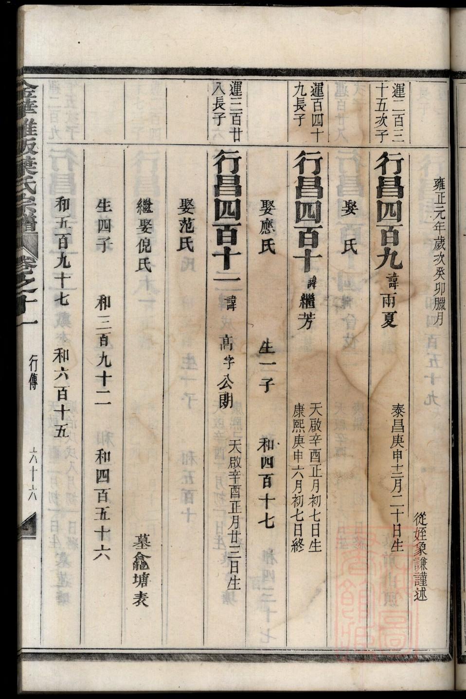 吴氏族谱三让堂