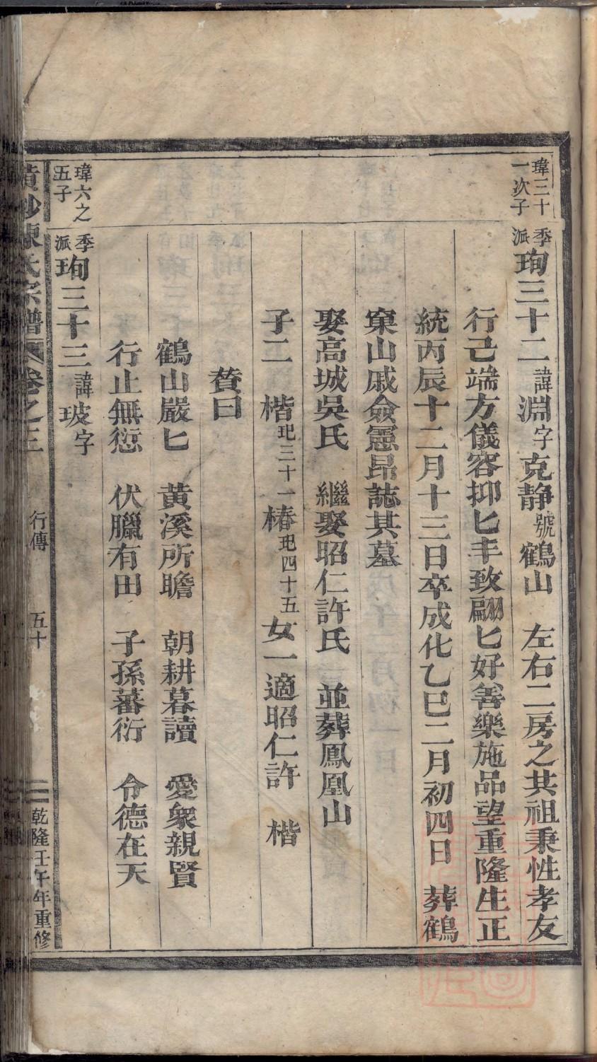徐氏族谱图片