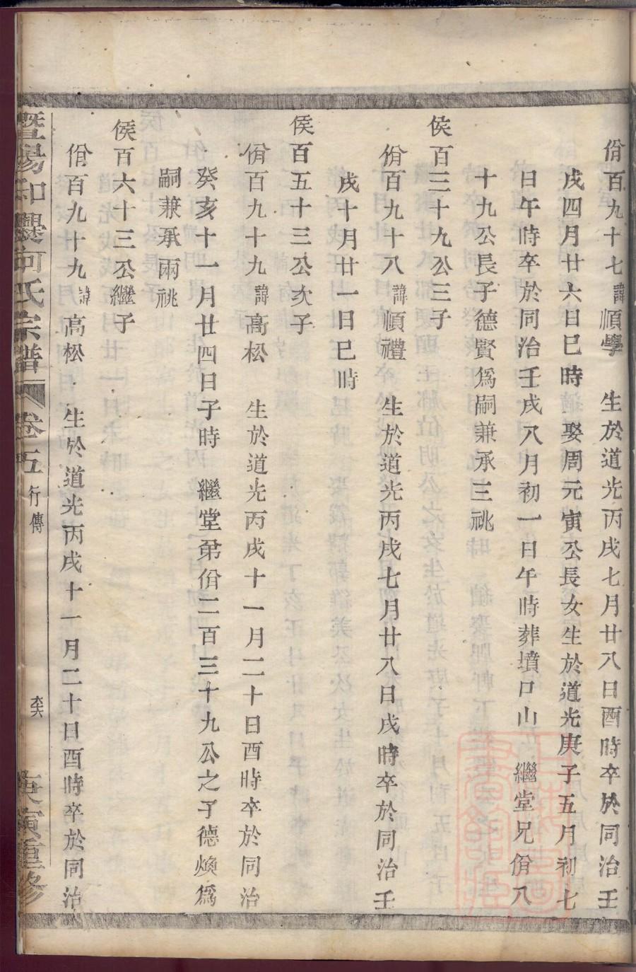 湖南湘潭陈氏族谱