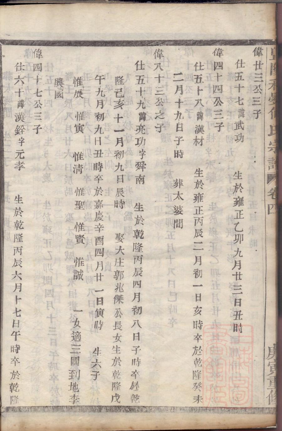 闳氏族谱辈分表