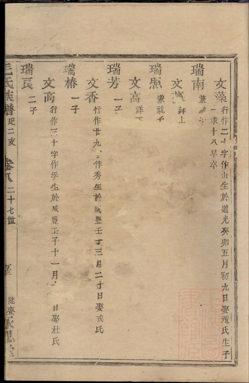 金姓家谱辈分表