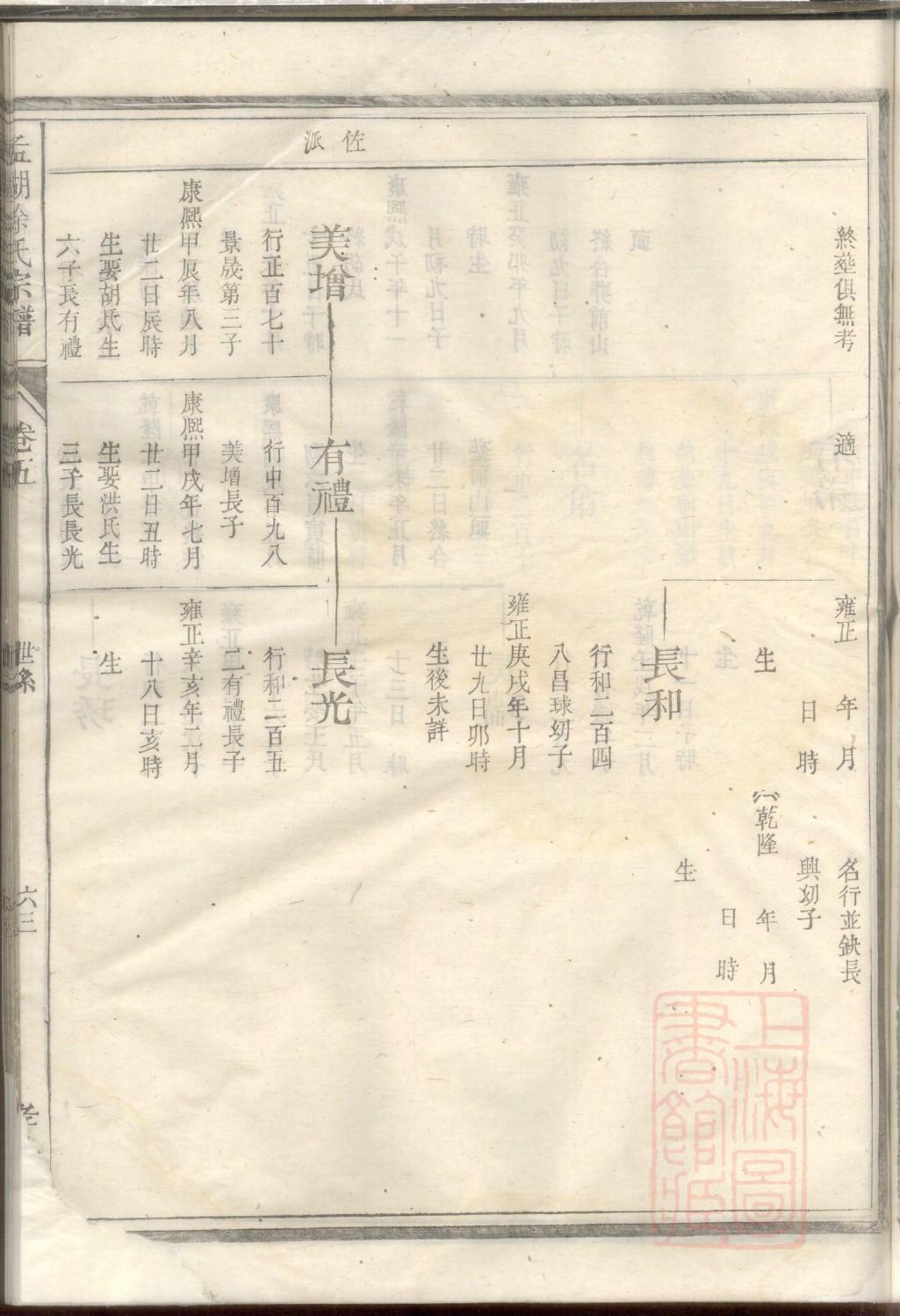 靳氏族谱大全