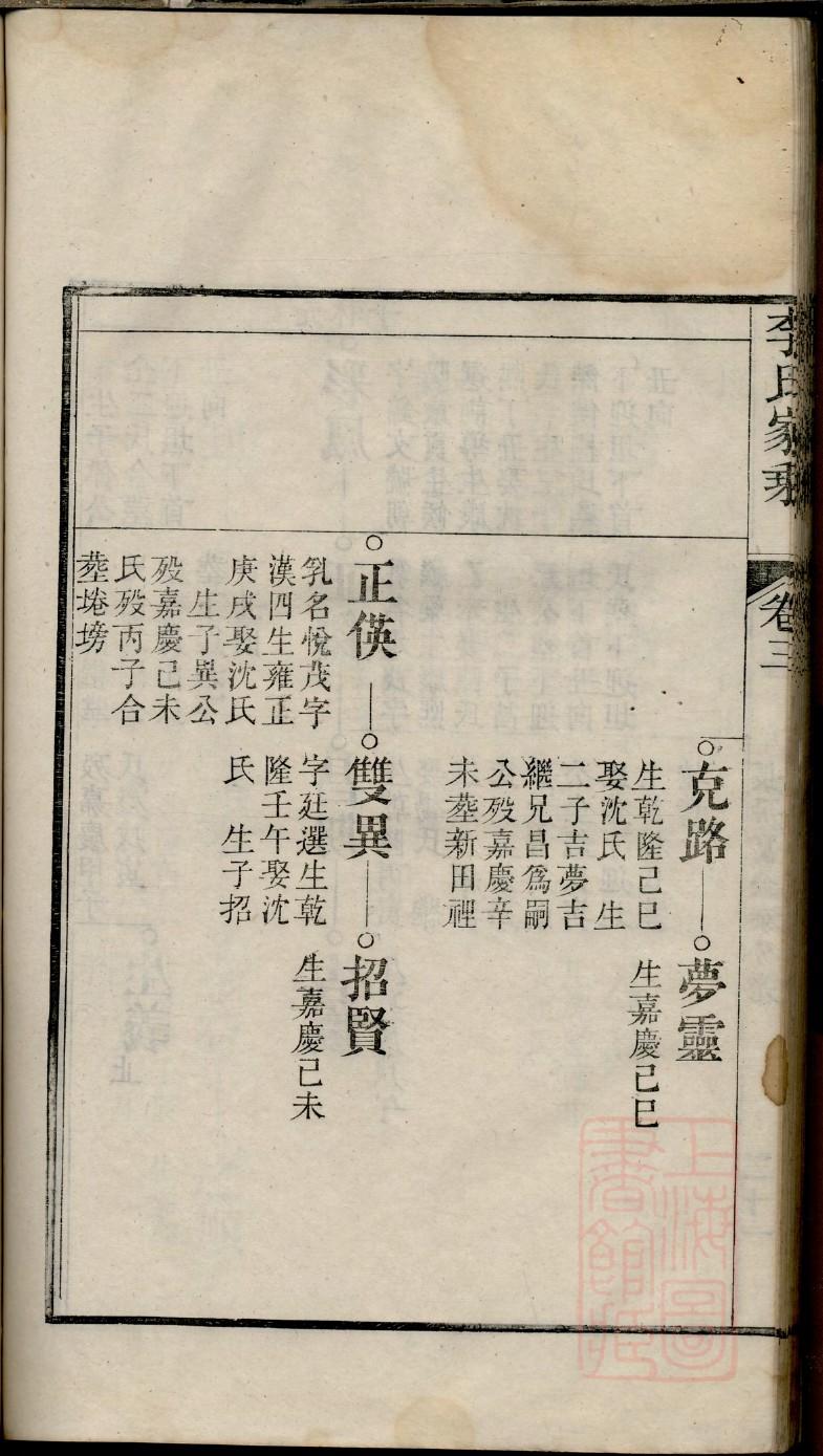 第五氏家训