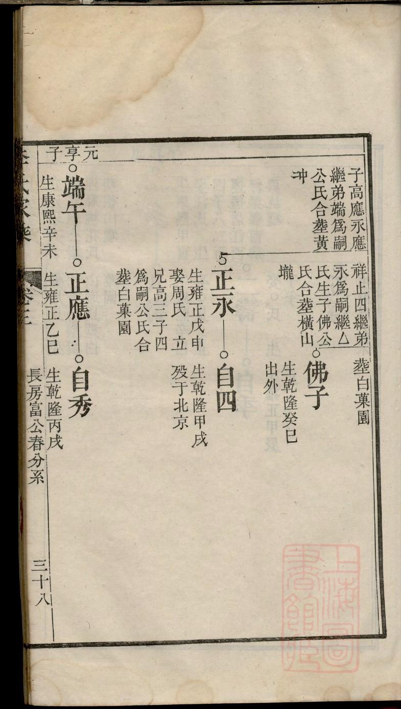 元氏族谱