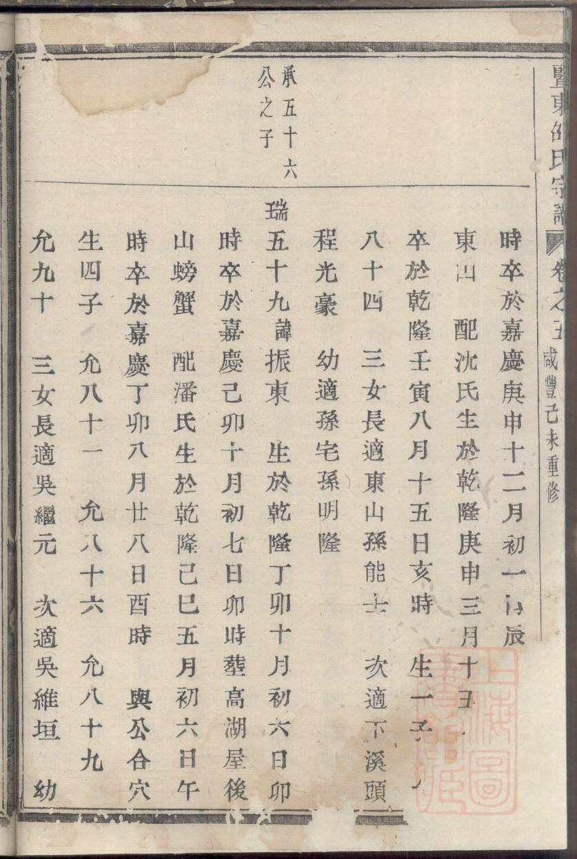 泰安马家族谱