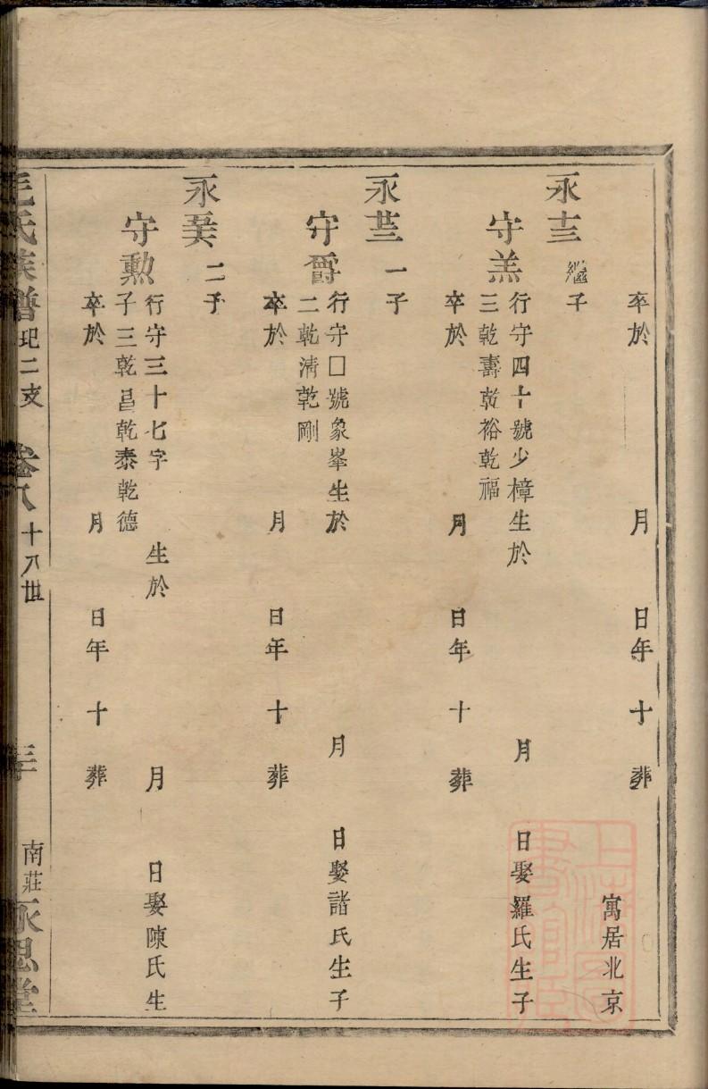 邵氏族谱字辈大全
