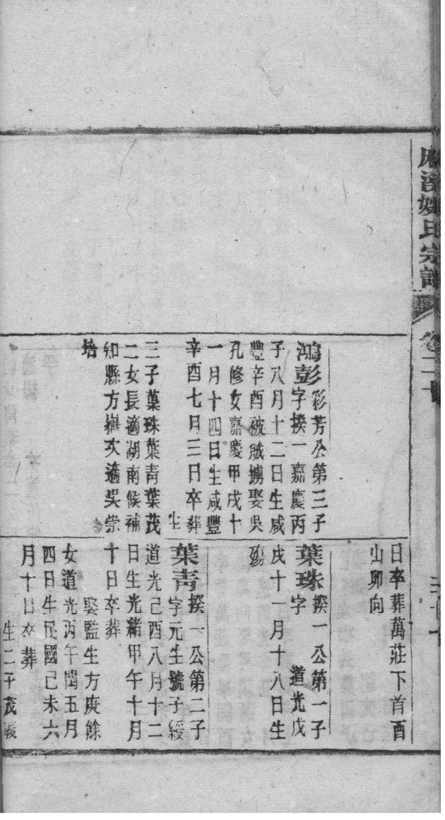 尤氏族谱十六字家训