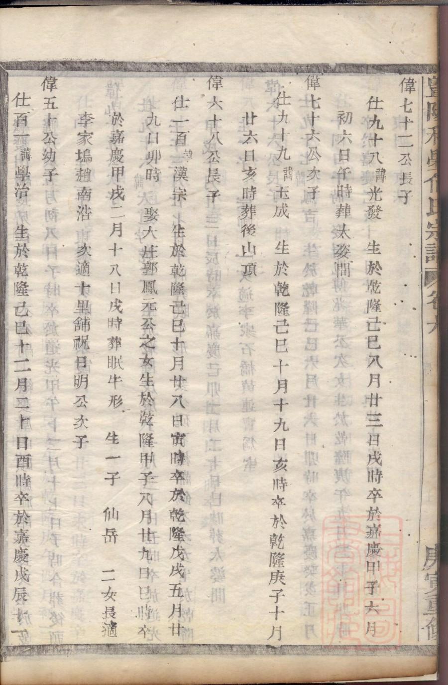孟氏族谱字辈大全
