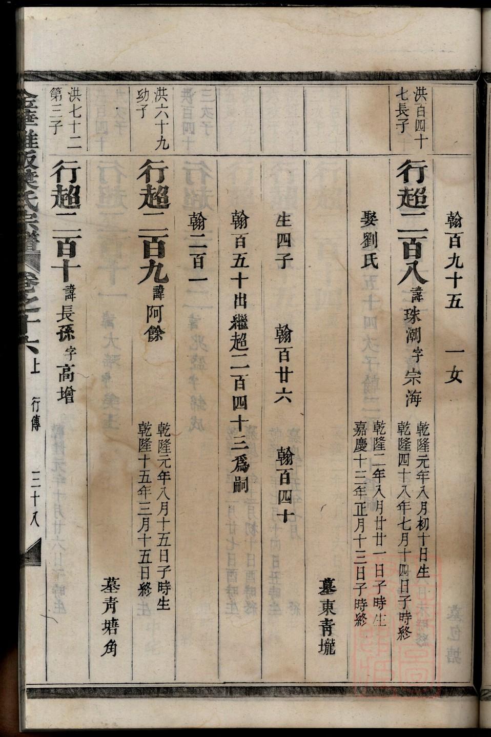 赖氏族谱云南分支