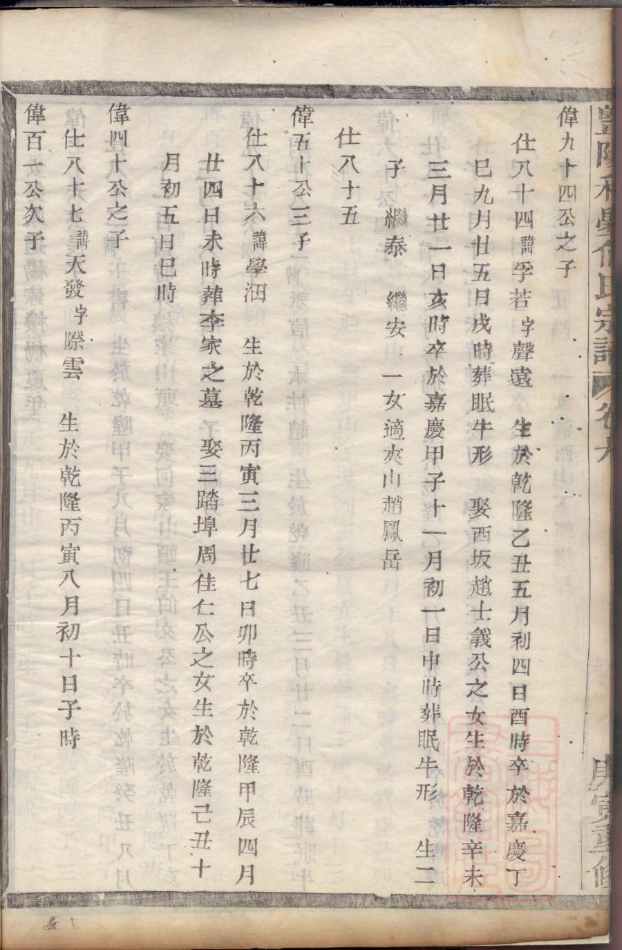 丙氏怎么查自己的字辈