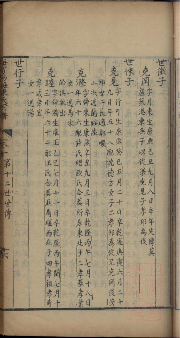 庞氏族谱字辈大全