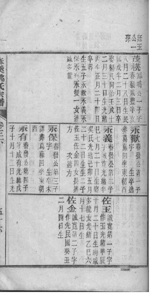 家谱画制作