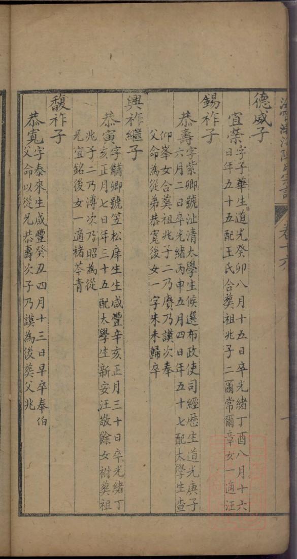 湖南新化戴氏家谱