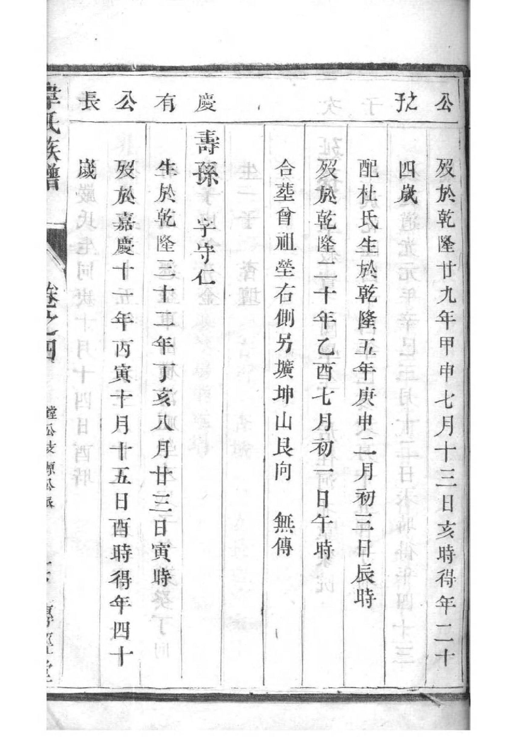 盛家族谱