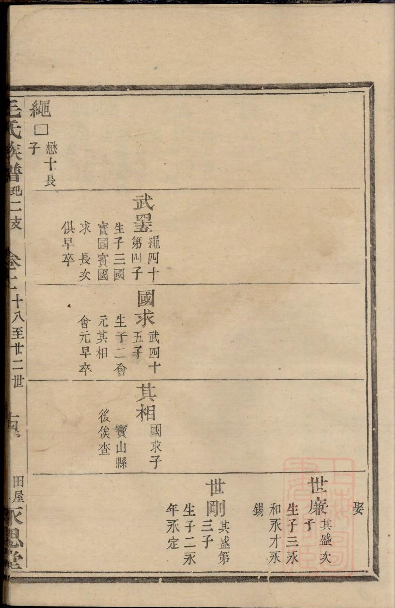 罗家族谱