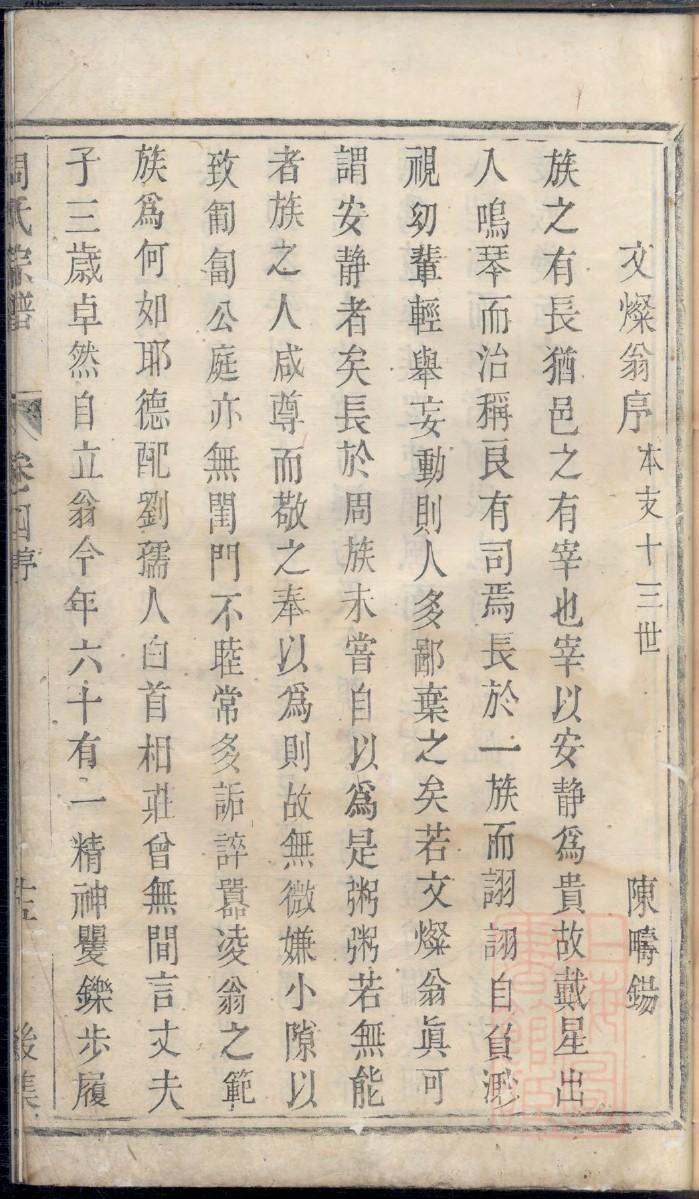家族族谱格式