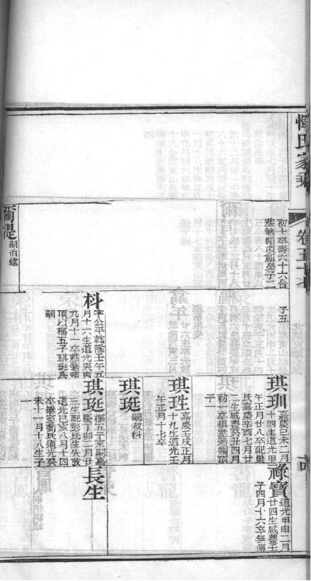何家族谱