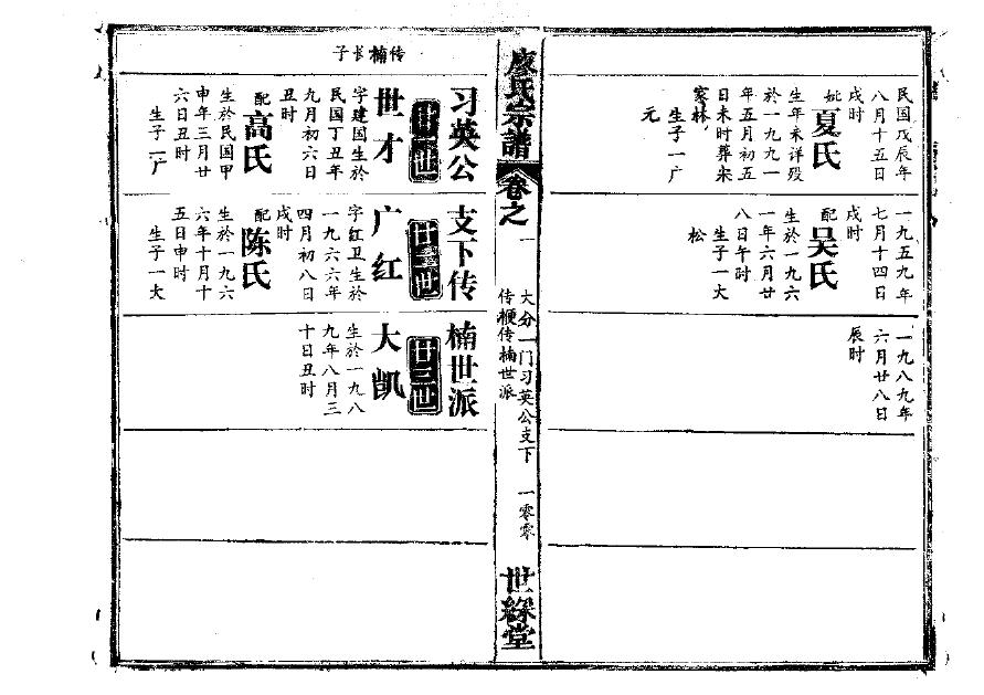 上官氏家谱查询