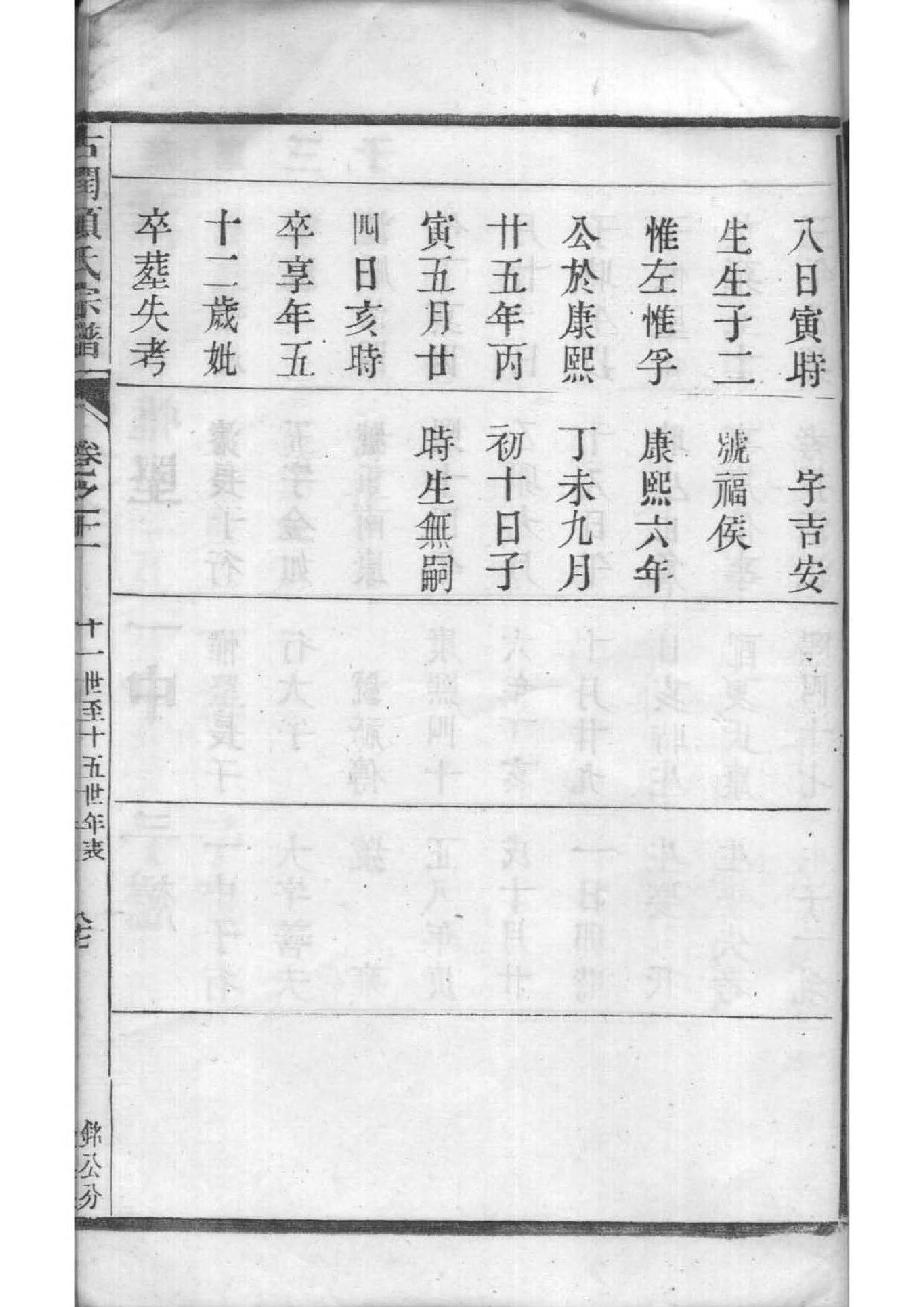 湖南常宁段氏族谱
