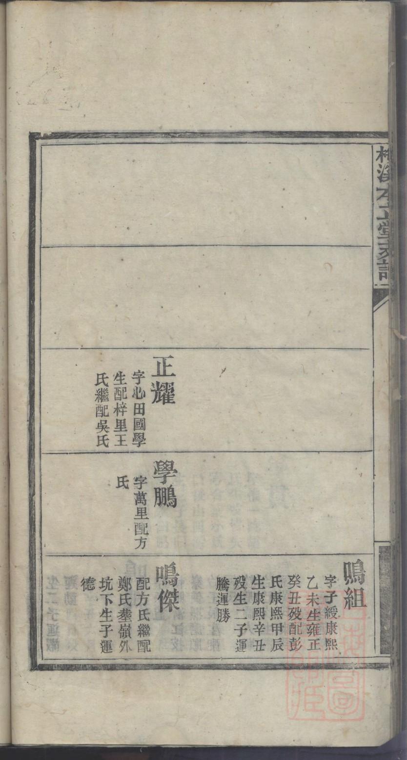 苗姓族谱