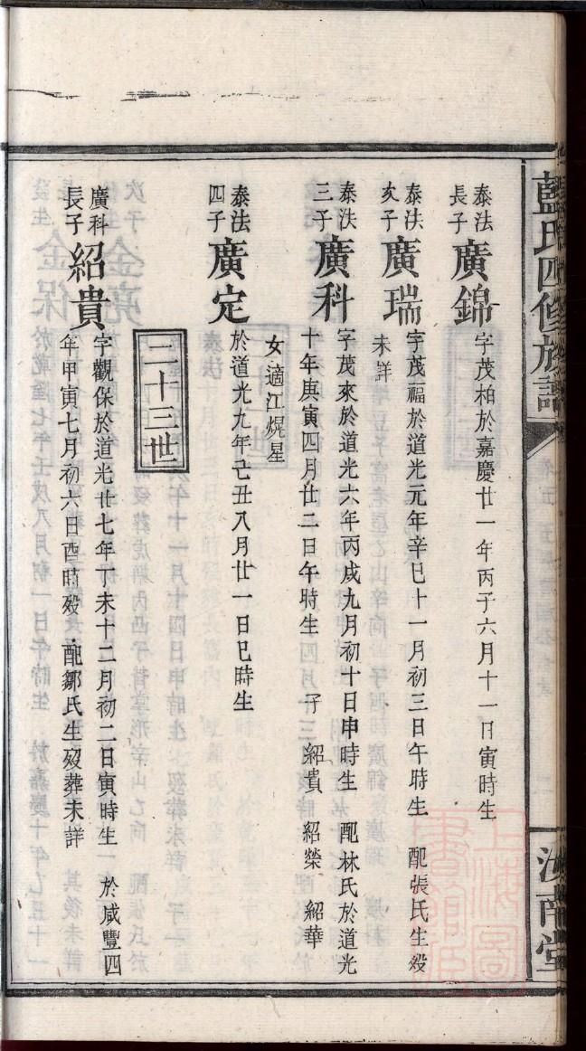 宾阳陆氏族谱