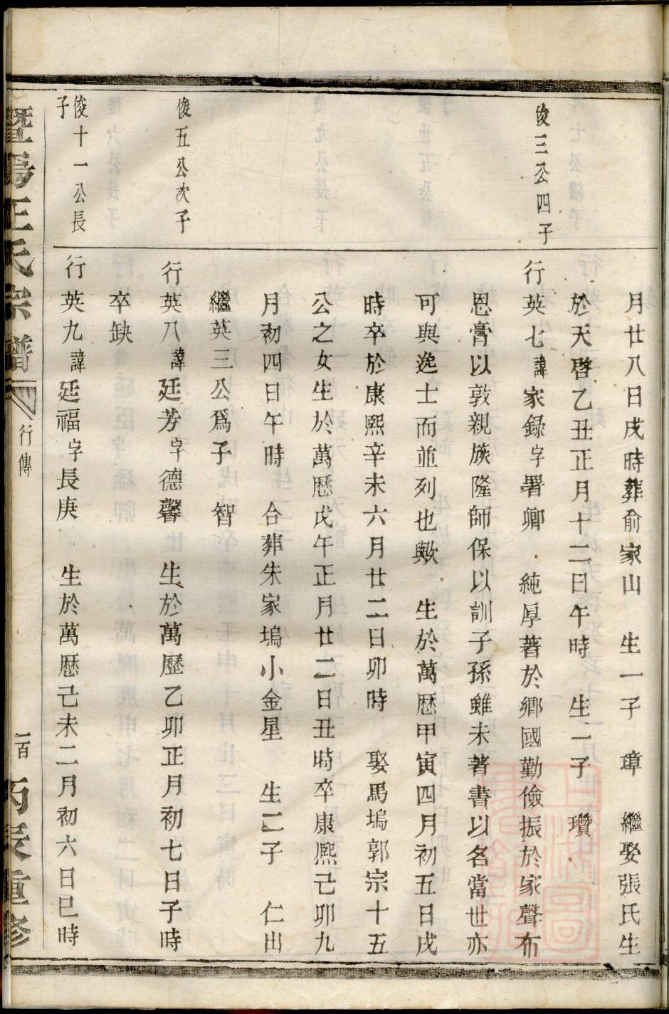 籍氏家谱全书
