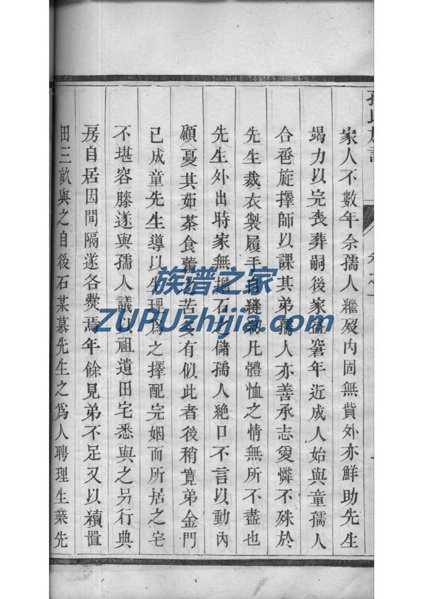 张氏族谱序言范文