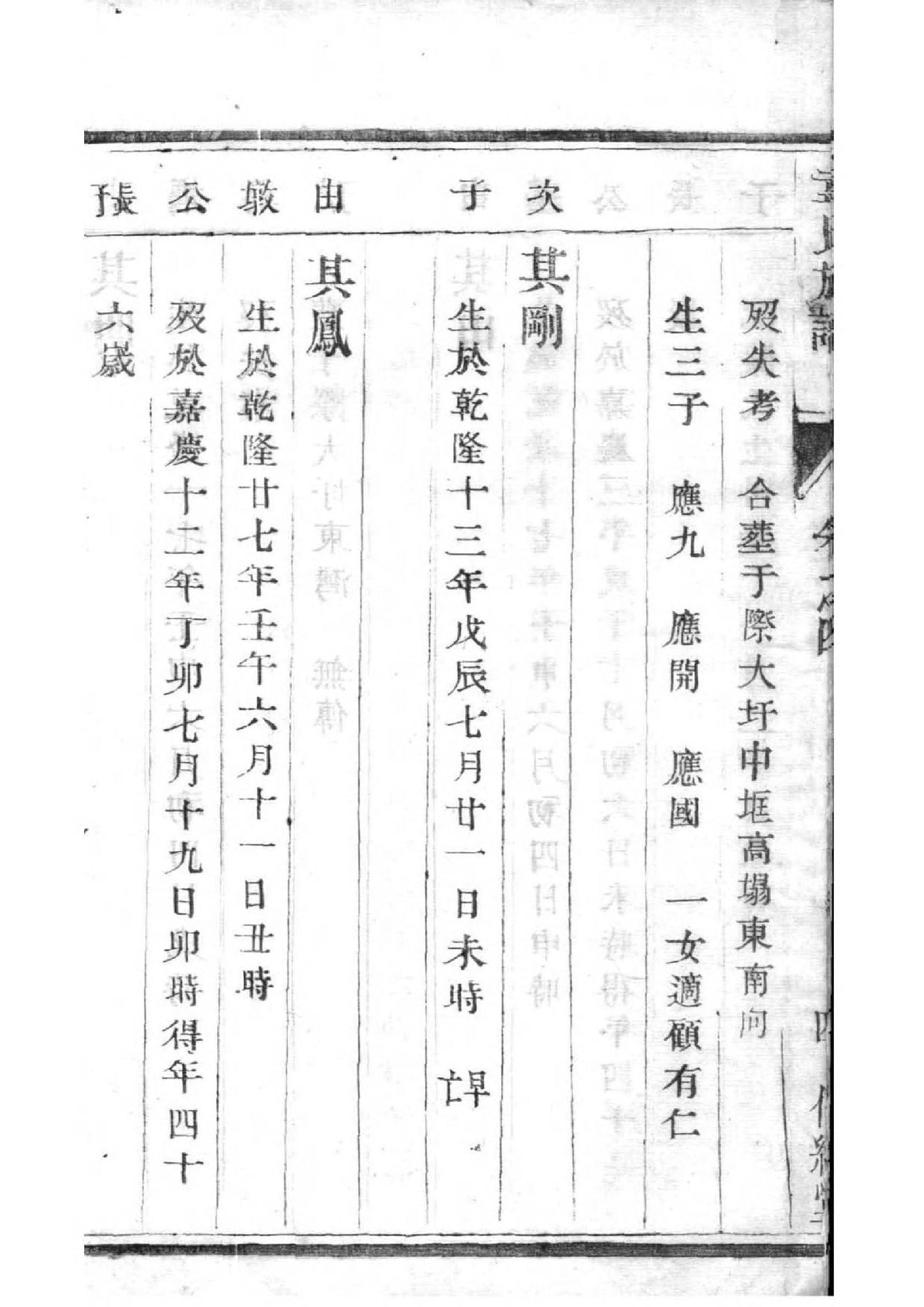 龙氏族谱陕西分支