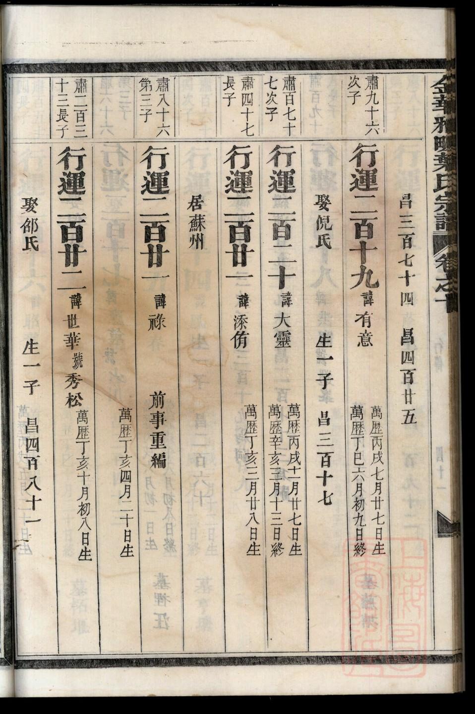 家族谱系简笔画
