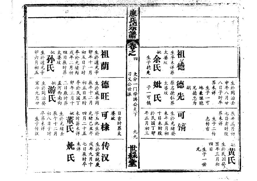翁氏族谱视频