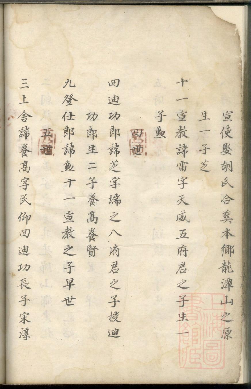 公氏族谱