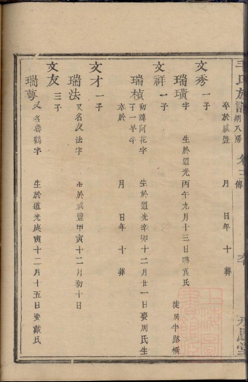 皇氏族谱查询