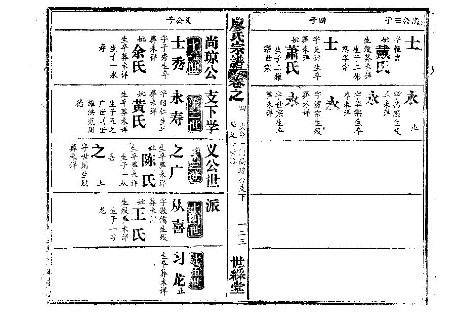 席氏家谱查询