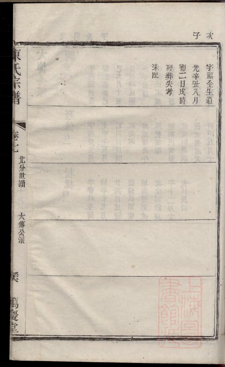 宿氏族谱大全