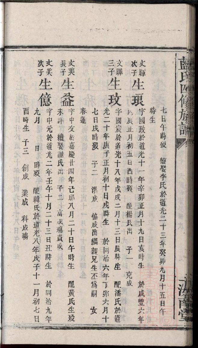 严氏族谱视频