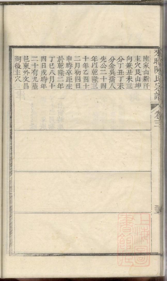 兰氏家族谱辈