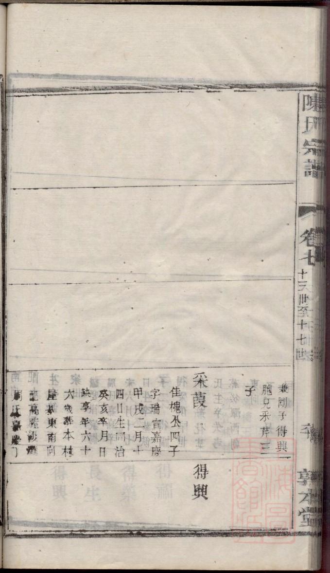 郝氏族谱山东分支
