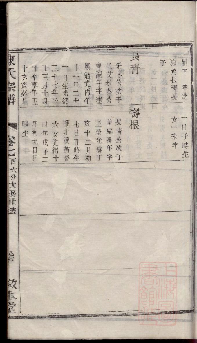 蔡氏家谱族谱在哪里看