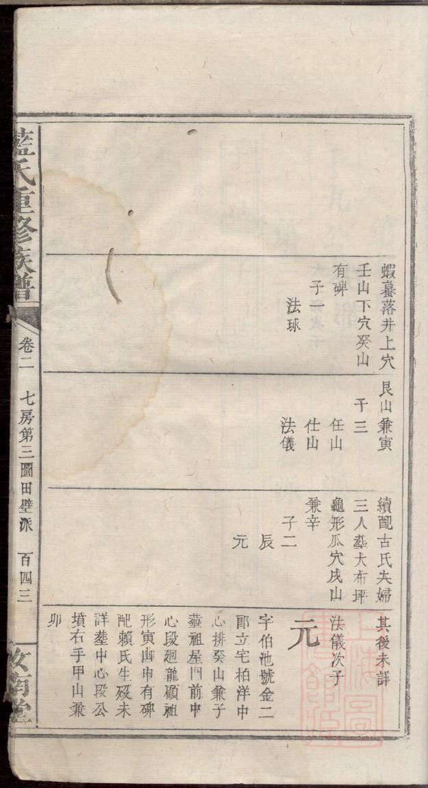 中华谱库董氏族谱家谱