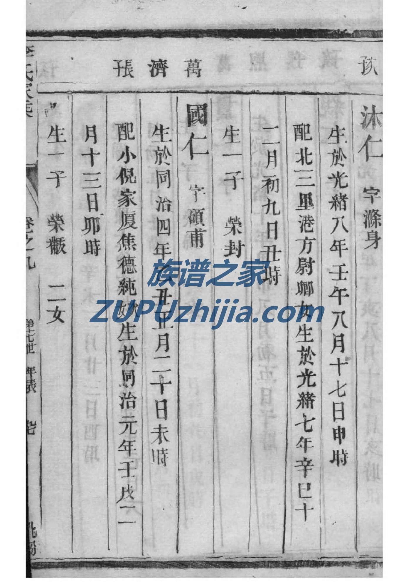翁氏怎么查自己的字辈