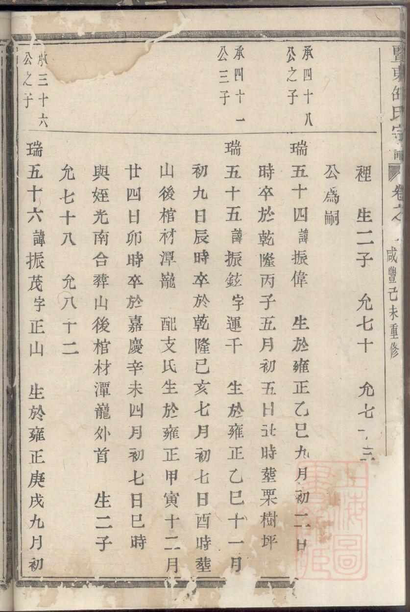 宗家族谱查询