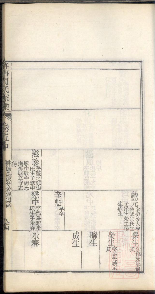 秦氏族谱字辈查询表