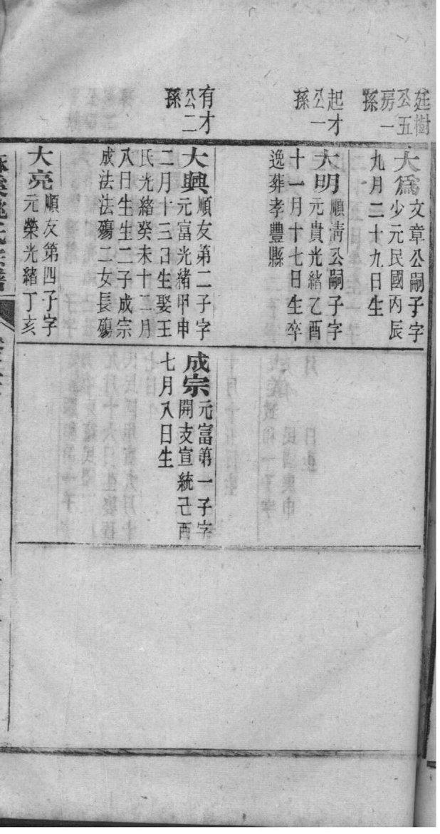 魏氏族谱湖南分支
